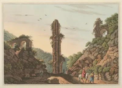Ancient Aqueduct In Samos