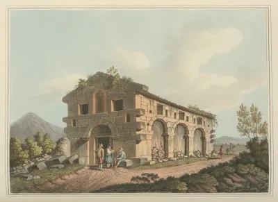 Ancient Bath Near The Fountains Of The Palici