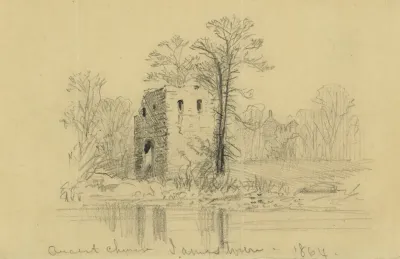 Ancient Church Jamestown 1864