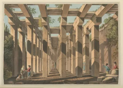 Ancient Cistern In Val Di Noto
