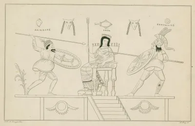 Ancient Greek Theatrical Production Possibly A Phlyax Play