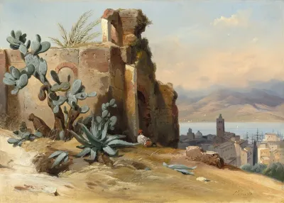 Ancient Ruins Near Messinasicily