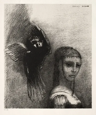 And A Large Bird Descending From The Sky Hurls Itself Against The Topmost Point Of Her Hair 2