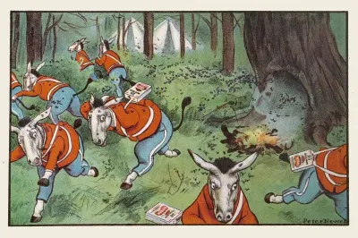 And How They Chased Those Twenty Mules And Punchured Well Their Hide