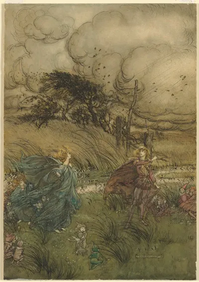 And Now They Never Meet In Grove Or Green From Act 2 Scene 1 Of A Midsummer Nights Dream By William Shakespeare