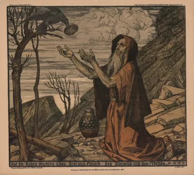 And The Ravens Brought Elijah Bread And Meat Morning And Evening