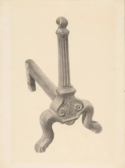 Andiron One Of Pair 21