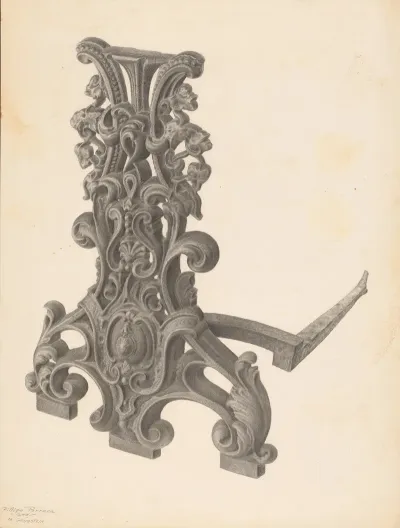Andiron One Of Pair 2