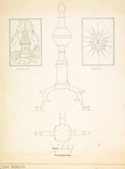 Andiron One Of Pair 6