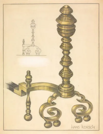 Andirons Right And Left