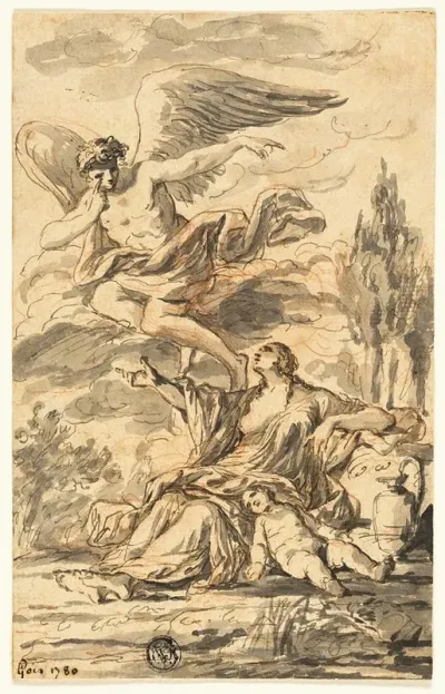 Angel Appearing To Hagar And Ishmael