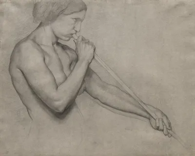Angel Blowing A Trumpet