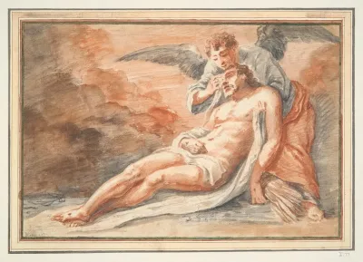 Angel Comforting The Deposed Christ
