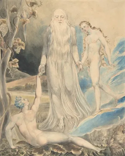 Angel Of The Divine Presence Bringing Eve To Adam