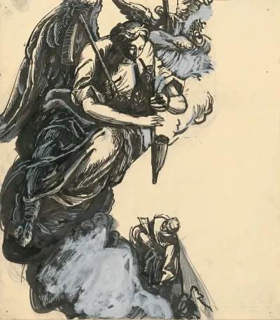 Angel Playing Bagpipes