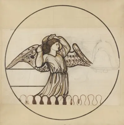 Angel Playing On Bells