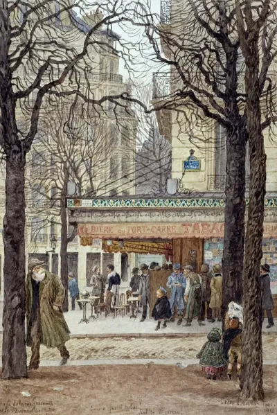 Angle De La Rue Gassendi Et De Lavenue Du Maine Xivo Paris
