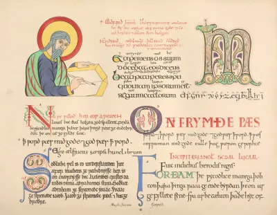 Anglo Saxon‎ ‎gospels