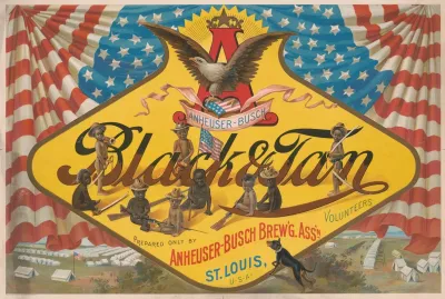 Anheuser Busch Black Tan Prepared Only By Anheuser Busch Brewg Assn