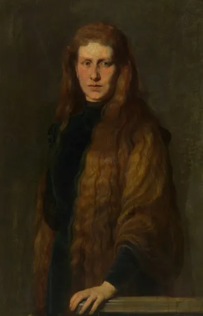 Anna Eisenmenger Geb Hobert Hofratsgattin Schwiegertochter Des Kunstlers