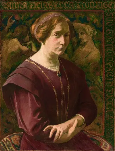 Anna Filiabella Portrait De La Femme De Lartiste