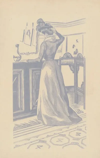 Anna Jeune Femme Se Recoiffant Mlle Marcolesco Belle Soeur De Lartiste 2
