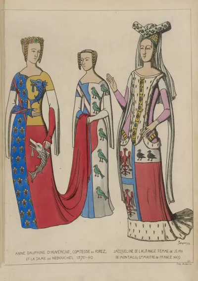 Anne Dauphin Dauvergne Comtesse Du Forez Et La Dame De Nedouchel 1370 80