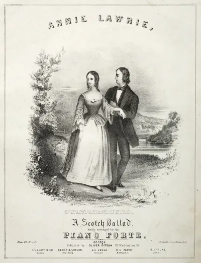 Annie Laurie Sheet Music Cover