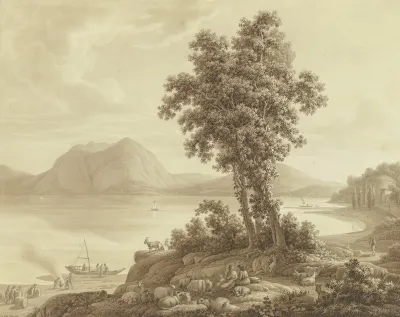 Ansicht Des Lago Maggiore