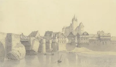 Ansicht Von Diez An Der Lahn