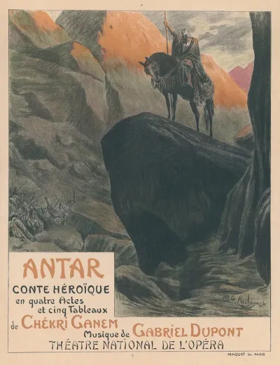 Antar Conte Heroique En 4 Actes De Chekri Ganem