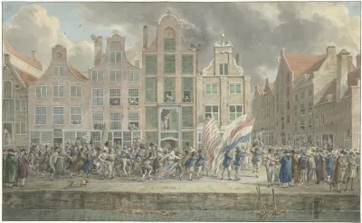 Anti Engelse Demonstratie Te Rotterdam 2 Maart 1781