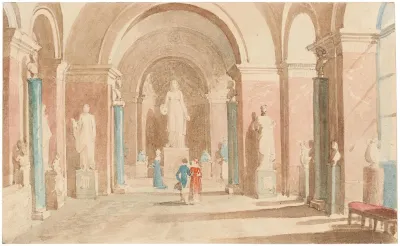 Antiken Saal Im Louvre Zu Paris