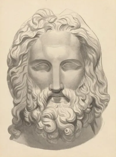 Antique Bearded Head