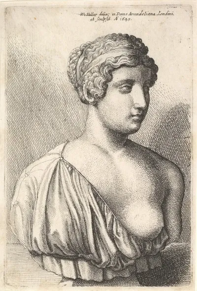 Antique Bust Of A Woman