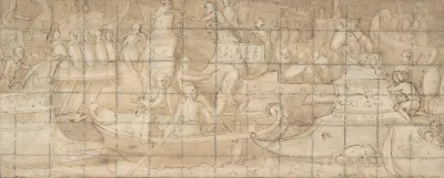 Antique Naval Battle