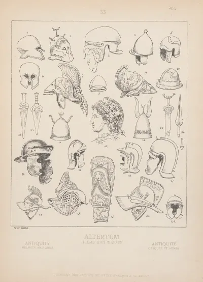 Antiquity Helmets And Arms