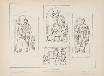 Antiquity Roman Soldiers In The Countries Of The Rhine