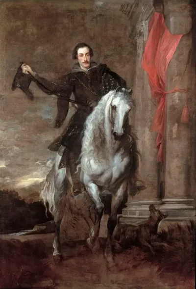 Anton Giulio Brignole Sale On Horseback