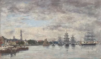 Anvers Bateaux Sur Lescaut