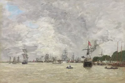 Anvers Bateux Sur Lescaut