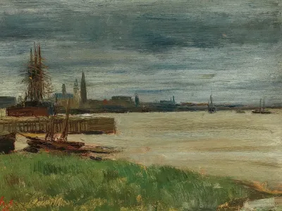 Anvers Le Fleuve La Rade Danvers