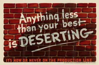 Anything Less Than Your Best Is Deserting Its Now Or Never On The Production Line