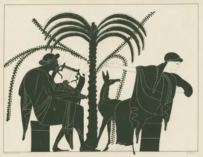 Apollo Playing The Cithara With Artemis And Hind