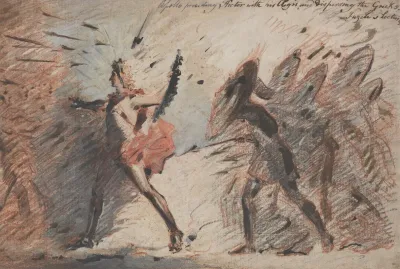Apollo Preceding Hector With His Aegis And Dispersing The Greeks Fuselis Lectures
