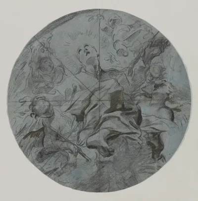 Apotheosis Of A Saint Recto