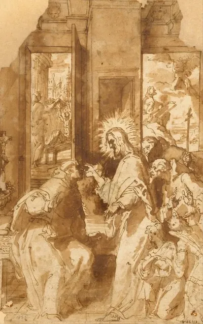 Apparition Of Christ To Saint Vincent Ferrer