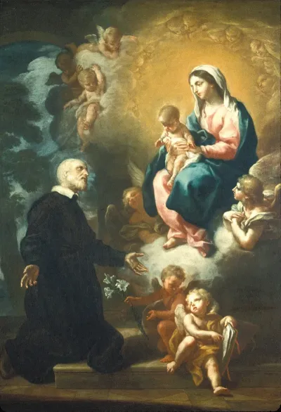 Apparition Of The Virgin To Saint Philip Neri