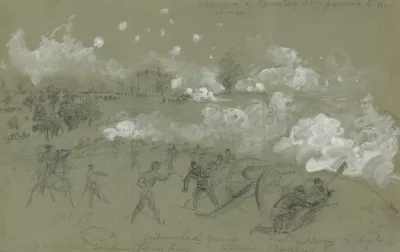 Appearance Of Cemetery Hill Previous To Picketts Charge