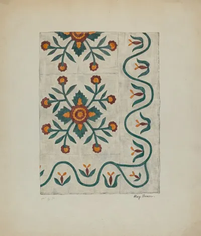Applique Bedspread 2